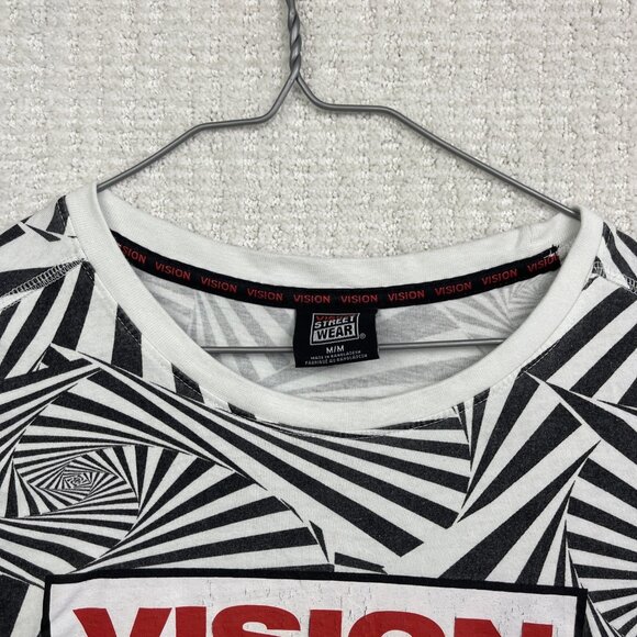 Y2K Vision Street Wear Psychedelic's Geometric AOP T-Shirt Mens Size M SK8 - Picture 7 of 15